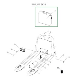 Аккумуляторная батарея 24В 20Ач Li-ion для тележек SD15L/SK15