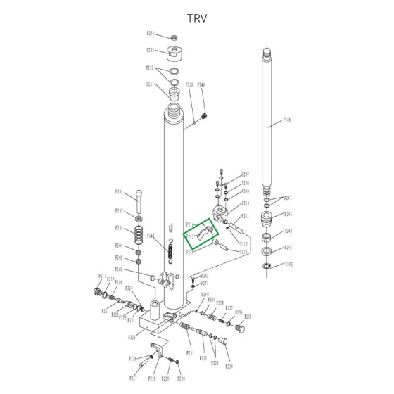 Педаль подъема для TRV Педаль подъема для TRV