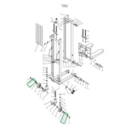Ось поворотного колеса для TRV Ось поворотного колеса для TRV