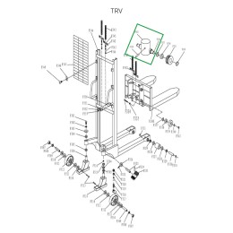 Крестовина  гидроузла в сборе для TRV1516