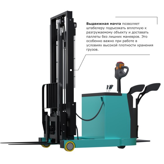 Штабелер с выдвижной мачтой (мини-ричтрак) PROLIFT PRO MRV 1530 Штабелер с выдвижной мачтой (мини-ричтрак) PROLIFT PRO MRV 1530