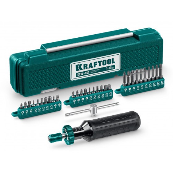 KRAFTOOL 1-10 Нм, динамометрическая отвертка (64037) KRAFTOOL 1-10 Нм, динамометрическая отвертка (64037)