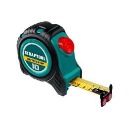 KRAFTOOL AutoStop 10м х 25мм, профессиональная рулетка с автостопом (3412-10-25)