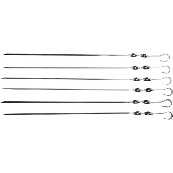 GRINDA Barbecue, 450 мм, 6 шт, набор угловых шампуров (427755) GRINDA Barbecue, 450 мм, 6 шт, набор угловых шампуров (427755)
