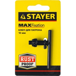 STAYER 10 мм, ключ для патрона дрели (29057-10)