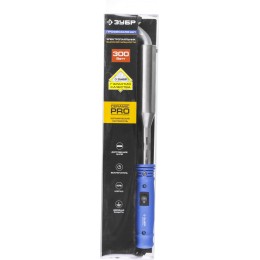 ЗУБР Ceramic PRO, 300 Вт, клин, высокомощный электропаяльник с пластиковой рукояткой, Профессионал (55301-300) ЗУБР Ceramic PRO, 300 Вт, клин, высокомощный электропаяльник с пластиковой рукояткой, Профессионал (55301-300)