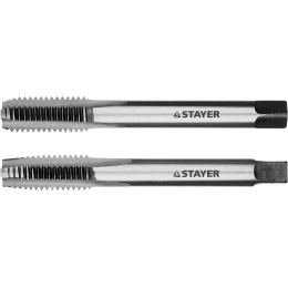STAYER M10 х 1.5, 2 шт, комплект метчиков (28025-10-1.5-H2)