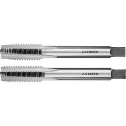 STAYER M12 х 1.5, 2 шт, комплект метчиков (28025-12-1.5-H2)