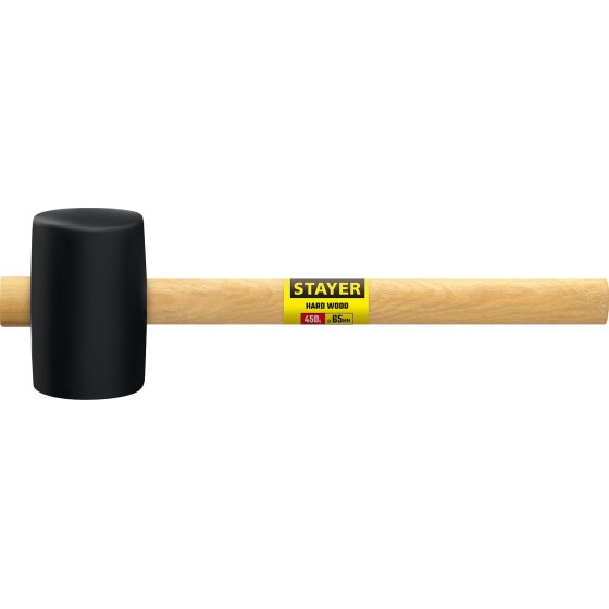 STAYER 450 г, чёрная резиновая киянка (20505-65) STAYER 450 г, чёрная резиновая киянка (20505-65)