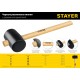 STAYER 450 г, чёрная резиновая киянка (20505-65) STAYER 450 г, чёрная резиновая киянка (20505-65)
