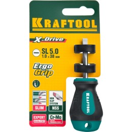 KRAFTOOL Х-Drive, SL5 x 38, отвертка (250071-5.5-038) KRAFTOOL Х-Drive, SL5 x 38, отвертка (250071-5.5-038)