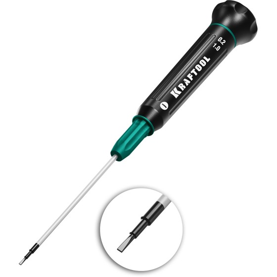 KRAFTOOL Precision SL1.0, отвертка для точных работ (25681-1.0) KRAFTOOL Precision SL1.0, отвертка для точных работ (25681-1.0)