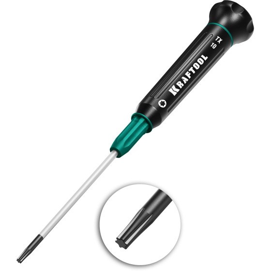 KRAFTOOL Precision TX10, отвертка для точных работ (25684-10) KRAFTOOL Precision TX10, отвертка для точных работ (25684-10)
