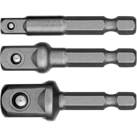 STAYER Maxfix, 50 мм, 3 шт, адаптеры для торцовых головок (26656-H3) STAYER Maxfix, 50 мм, 3 шт, адаптеры для торцовых головок (26656-H3)