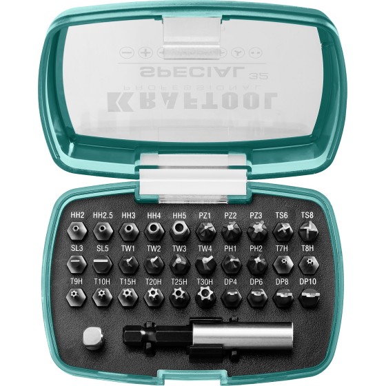 KRAFTOOL Special-32, с адаптером 32 шт, набор специальных бит (2610-H32) KRAFTOOL Special-32, с адаптером 32 шт, набор специальных бит (2610-H32)