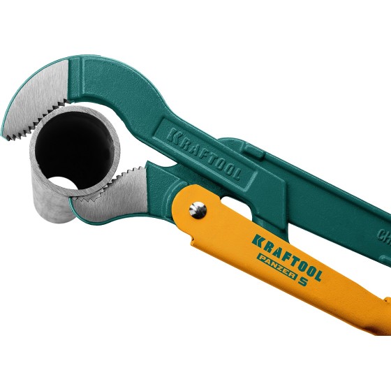 KRAFTOOL PANZER-S, №0, 1/2″, 240 мм, трубный ключ с изогнутыми губками (2733-05) KRAFTOOL PANZER-S, №0, 1/2″, 240 мм, трубный ключ с изогнутыми губками (2733-05)