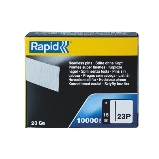 RAPID тип 23Р, 15 мм, 1000 шт, закаленные супертвердые гвозди (5001358) RAPID тип 23Р, 15 мм, 1000 шт, закаленные супертвердые гвозди (5001358)