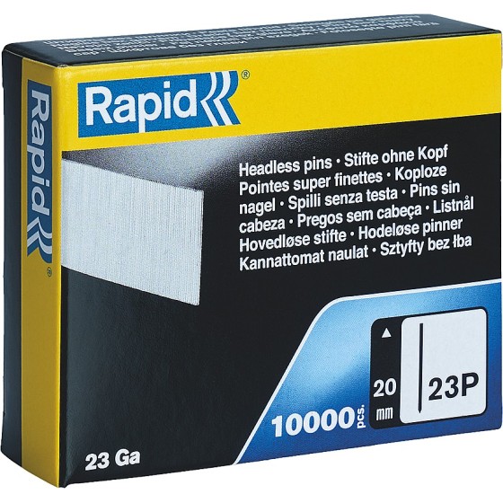 RAPID тип 23Р, 20 мм, 1000 шт, закаленные супертвердые гвозди (5001359) RAPID тип 23Р, 20 мм, 1000 шт, закаленные супертвердые гвозди (5001359)
