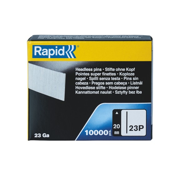 RAPID тип 23Р, 20 мм, 1000 шт, закаленные супертвердые гвозди (5001359) RAPID тип 23Р, 20 мм, 1000 шт, закаленные супертвердые гвозди (5001359)