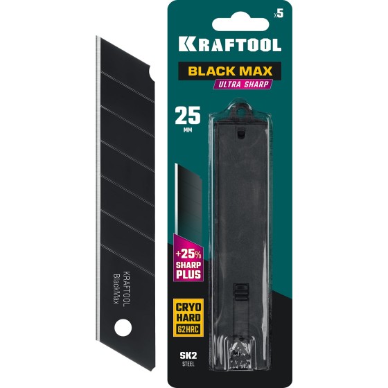 KRAFTOOL 25 мм, 5 шт, сегментированные лезвия (09602-25-S5) KRAFTOOL 25 мм, 5 шт, сегментированные лезвия (09602-25-S5)
