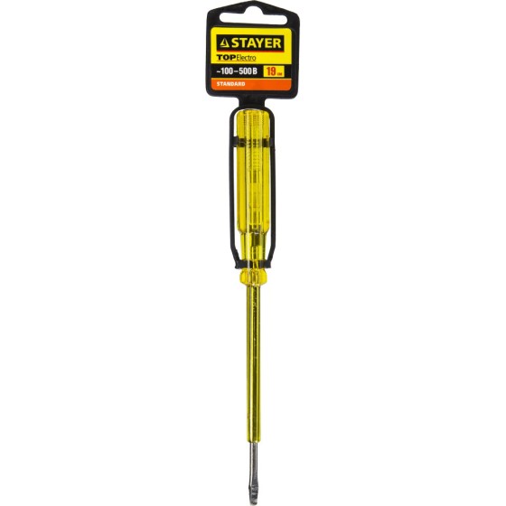 Электрический пробник STAYER TOP Electro, 100 - 500 В, 190 мм (2570-19)