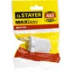 STAYER MAXElectro, белая, 6 А/220 В, 1300 Вт, прямая вилка (55150-W) STAYER MAXElectro, белая, 6 А/220 В, 1300 Вт, прямая вилка (55150-W)