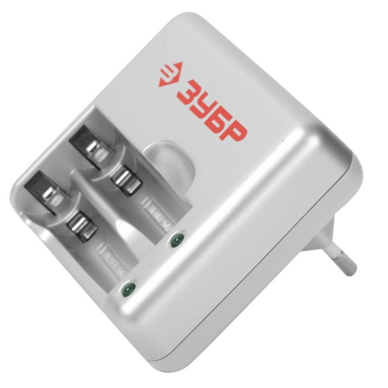 ЗУБР AAA/AA, 2 шт, 1 час, зарядное устройство (59251-2) ЗУБР AAA/AA, 2 шт, 1 час, зарядное устройство (59251-2)