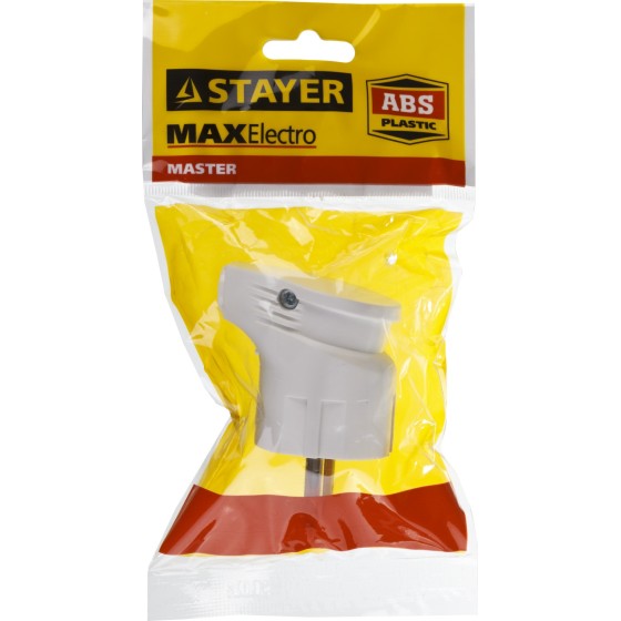 STAYER MAXElectro, белая, 16 А/220 В, 1300 Вт, угловая вилка (55161-W) STAYER MAXElectro, белая, 16 А/220 В, 1300 Вт, угловая вилка (55161-W)