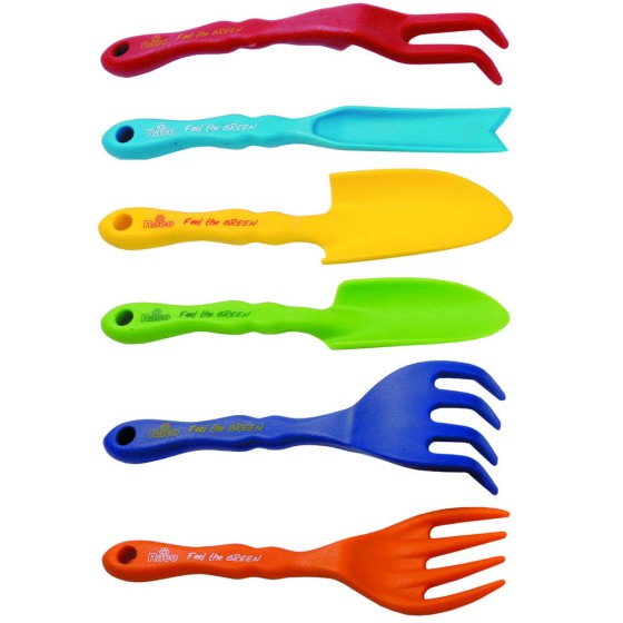 RACO Mini tools, 6 предметов, садовый набор (4225-53/451) RACO Mini tools, 6 предметов, садовый набор (4225-53/451)