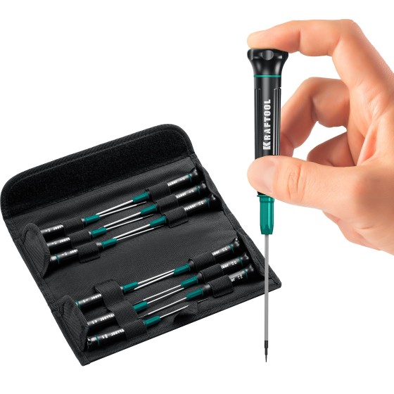 KRAFTOOL Precision-12, 12 предм., для точных работ, набор отверток (25689) KRAFTOOL Precision-12, 12 предм., для точных работ, набор отверток (25689)