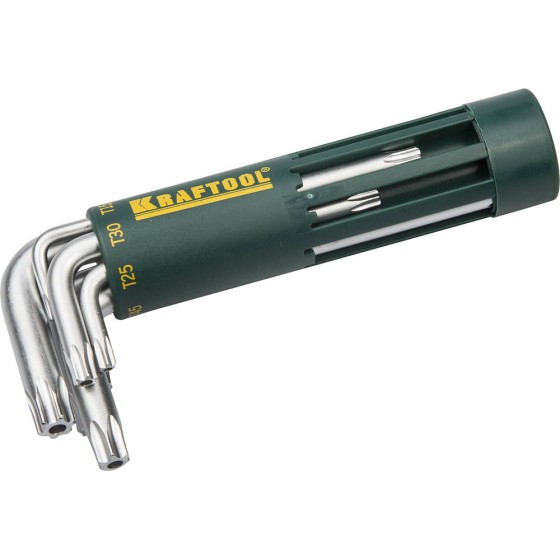 KRAFTOOL 8 шт, набор коротких имбусовых ключей (27433-1) KRAFTOOL 8 шт, набор коротких имбусовых ключей (27433-1)