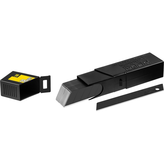 OLFA EXCEL BLACK, 18 х 100 х 0.5 мм, 50 шт, сегментированные лезвия (OL-LBB-50B) OLFA EXCEL BLACK, 18 х 100 х 0.5 мм, 50 шт, сегментированные лезвия (OL-LBB-50B)