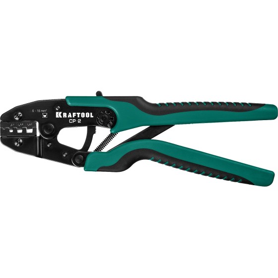 KRAFTOOL CP-2, 6 - 16 мм2, для втулочных наконечников, пресс-клещи (45461-2) KRAFTOOL CP-2, 6 - 16 мм2, для втулочных наконечников, пресс-клещи (45461-2)