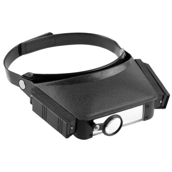 STAYER изменяемое увеличение, с креплением на голову, с подсветкой, лупа (40520-2) STAYER изменяемое увеличение, с креплением на голову, с подсветкой, лупа (40520-2)