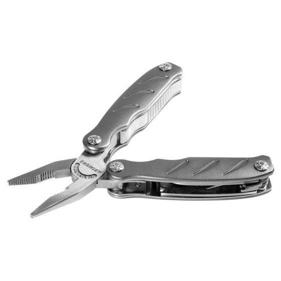STAYER PROFESSIONAL, мультитул, 12 в 1, металлические ручки с пластиковыми вставками, нейлоновый чехол, 92 мм (22851) STAYER PROFESSIONAL, мультитул, 12 в 1, металлические ручки с пластиковыми вставками, нейлоновый чехол, 92 мм (22851)