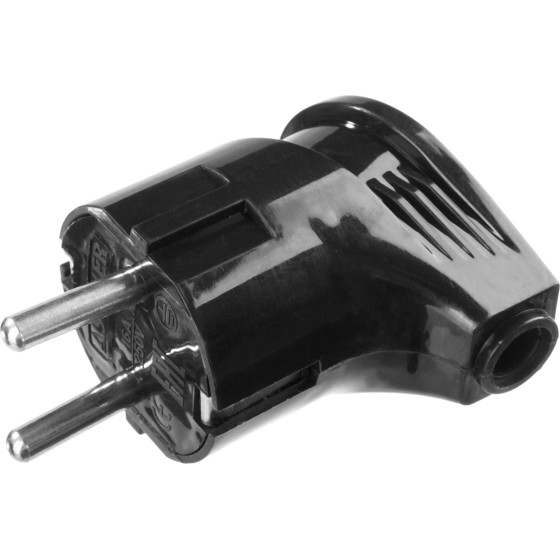 STAYER MAXElectro, черная, 16 А/220 В, 1300 Вт, угловая вилка (55161-B) STAYER MAXElectro, черная, 16 А/220 В, 1300 Вт, угловая вилка (55161-B)
