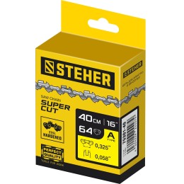 STEHER type A, шаг 0.325″, паз 1.5 мм, 64 звена, цепь для бензопил (75301-40)