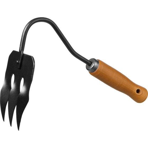 GRINDA ProLine 120х86х265 мм, 3-х зубые, деревянная ручка, грабли-рыхлитель (421514) GRINDA ProLine 120х86х265 мм, 3-х зубые, деревянная ручка, грабли-рыхлитель (421514)