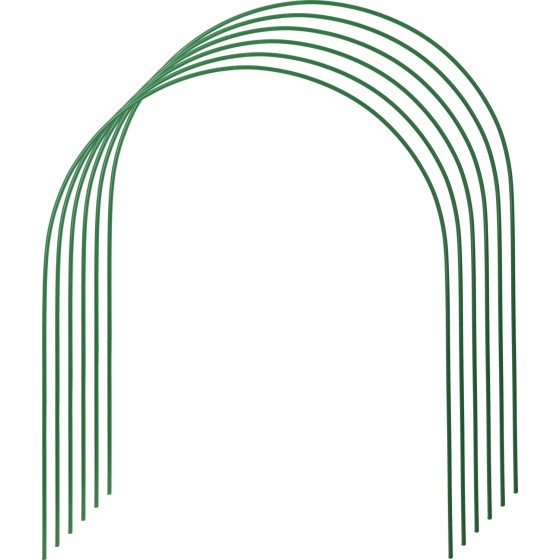GRINDA 3.0 м, стальные, покрытие ПВХ, 6 шт, дуги для парника (422309-100-120) GRINDA 3.0 м, стальные, покрытие ПВХ, 6 шт, дуги для парника (422309-100-120)