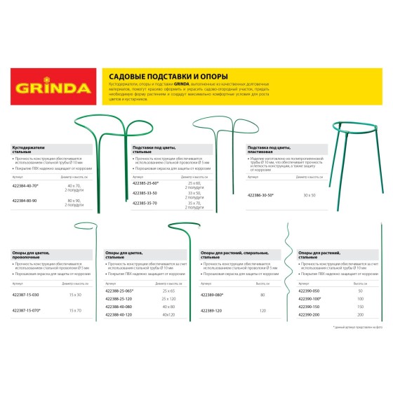 GRINDA d 30 х 50 см, пластиковая, подставка под цветы (422386-30-50)