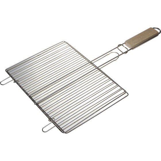 GRINDA Barbecue, 300 х 225 мм, нержавеющая сталь, плоская решетка-гриль (424733) GRINDA Barbecue, 300 х 225 мм, нержавеющая сталь, плоская решетка-гриль (424733)
