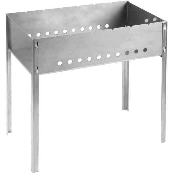 GRINDA Barbecue, 500 x 300 x 500 мм, нержавеющая сталь, 1.5 мм, сборный мангал (427784) GRINDA Barbecue, 500 x 300 x 500 мм, нержавеющая сталь, 1.5 мм, сборный мангал (427784)