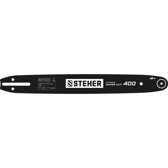 STEHER type C, шаг 0.325″, паз 1.3 мм, 40 см, шина для электропил (75203-40)