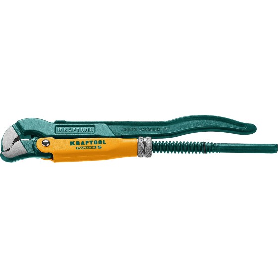 KRAFTOOL PANZER-S, №0, 1/2″, 240 мм, трубный ключ с изогнутыми губками (2733-05) KRAFTOOL PANZER-S, №0, 1/2″, 240 мм, трубный ключ с изогнутыми губками (2733-05)