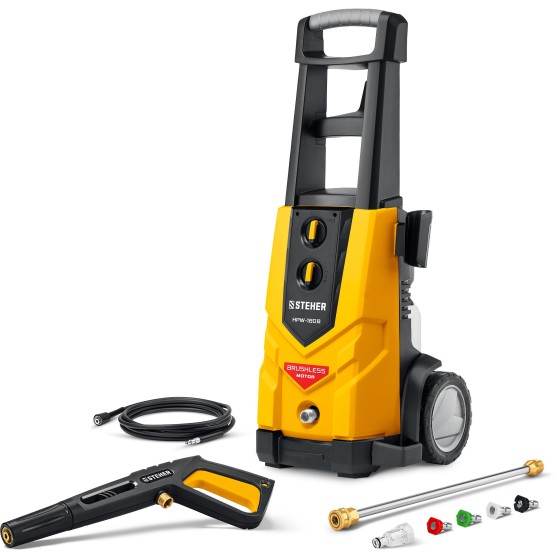 STEHER 180 Атм, 2200 Вт, мойка высокого давления, пистолет G-280 PRO (HPW-180B) STEHER 180 Атм, 2200 Вт, мойка высокого давления, пистолет G-280 PRO (HPW-180B)