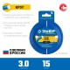 ЗУБР КРУГ, 3.0 мм, 15 м, леска для триммера, Профессионал (71010-3.0) ЗУБР КРУГ, 3.0 мм, 15 м, леска для триммера, Профессионал (71010-3.0)