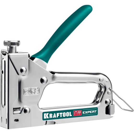 KRAFTOOL Expert-53, тип 53 (A/10/JT21) 23GA (4 - 14 мм), стальной компактный степлер (3187) KRAFTOOL Expert-53, тип 53 (A/10/JT21) 23GA (4 - 14 мм), стальной компактный степлер (3187)