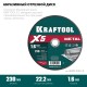 KRAFTOOL X5 Metal 230x1.6 мм по металлу отрезной диск для УШМ (36255-230-1.6) KRAFTOOL X5 Metal 230x1.6 мм по металлу отрезной диск для УШМ (36255-230-1.6)