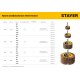 STAYER d 50 x 20 мм, P120, на шпильке d 6 мм, круг шлифовальный лепестковый (36607-120) STAYER d 50 x 20 мм, P120, на шпильке d 6 мм, круг шлифовальный лепестковый (36607-120)