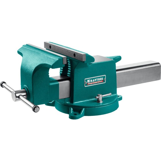 KRAFTOOL STEEL, 250 мм, стальные слесарные тиски (32701-250) KRAFTOOL STEEL, 250 мм, стальные слесарные тиски (32701-250)